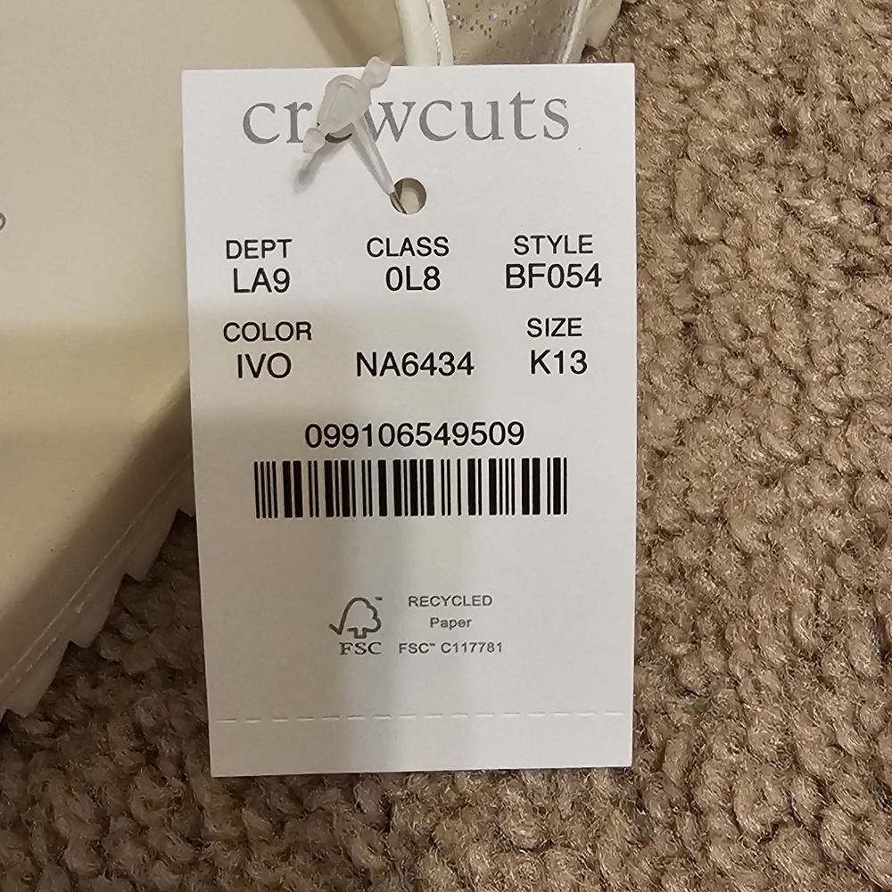 NWT- Crewcuts Girls Sandals- Size 13 & Size 8 - Picture 3 of 7